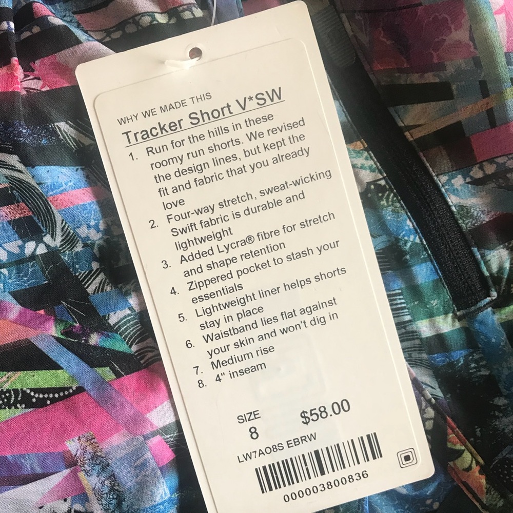 NWT 2018 Lululemon Seawheeze Trackers 8